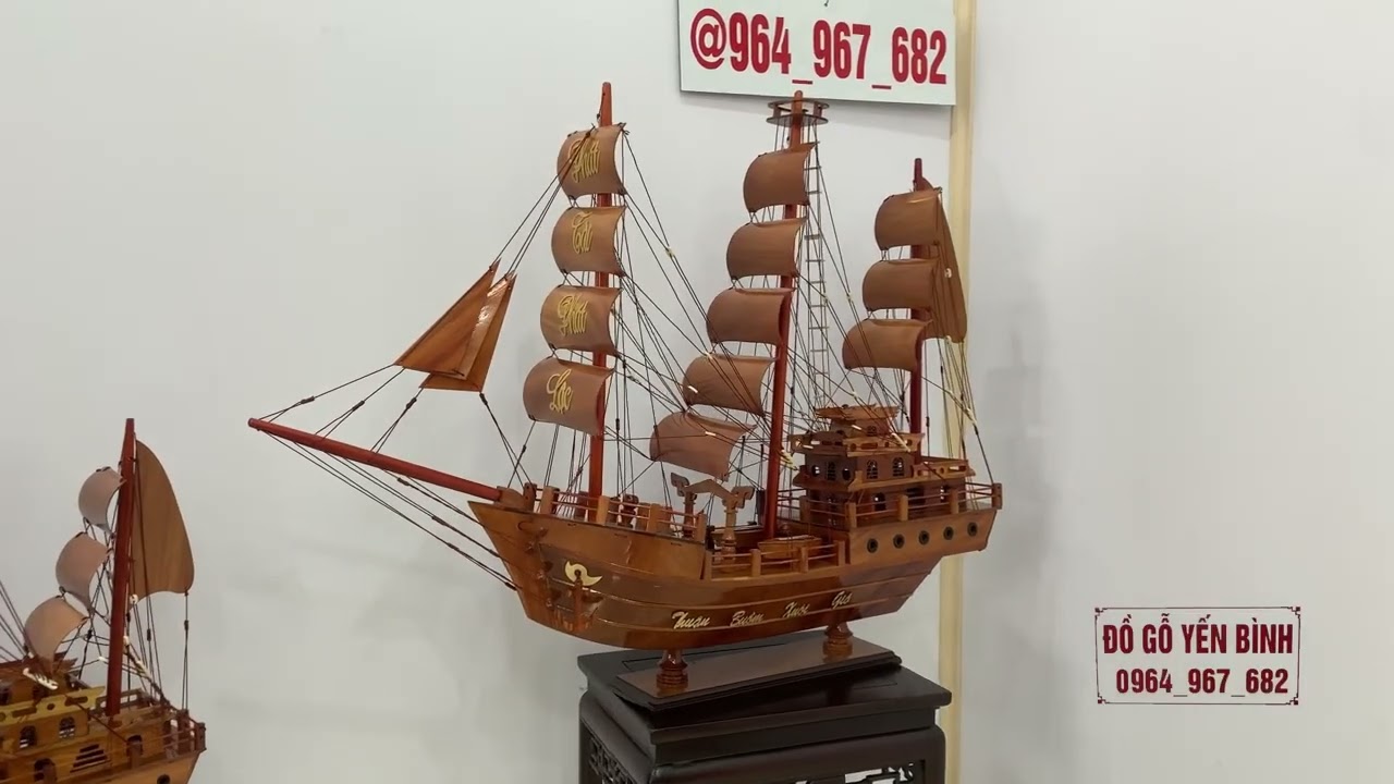 Mô hình thuyền thái lan ⛵️thuận buồm xuôi gió phát tài phát lộc 