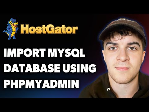 How to Import a Mysql Database Using Phpmyadmin - Hostgator Cpanel (Full 2025 Guide)