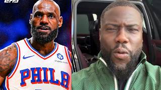 Kevin Hart Reacts To LeBron James Joining 76ers