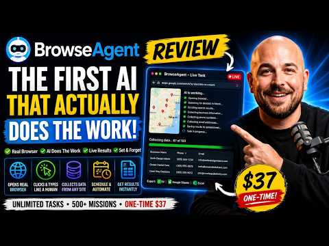 BrowserAgent Review: AI That Browses The Web For You! 🟡 Browser Agent AI Review + Demo + Bonus