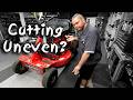 Snapper Rear Engine Riding Mower Cutting Uneven?  Full Diagnosis &amp; Repair With Deck Leveling