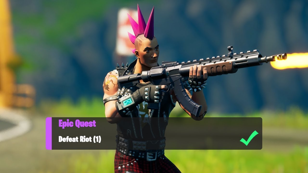 Defeat Riot (1) - Fortnite Week 7 Epic Quest