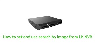 operation How to set and use search by image from lk nvr screenshot 2