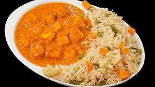 बिना लहसुन प्याज़ के होटल जैसी शाही पनीर और पुलाव | No onion garlic Paneer and Pulao | KabitasKitchen