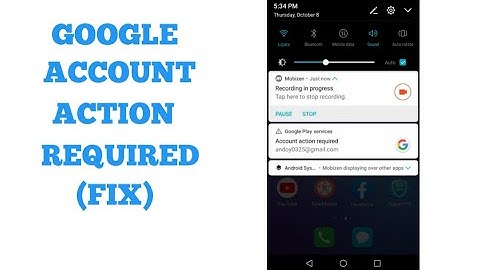 How to Remove Account Action Required (google play services) tagalog