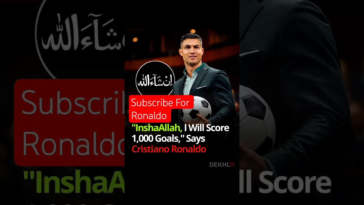 1000 Goals Inshallah Cristiano Ronaldo 