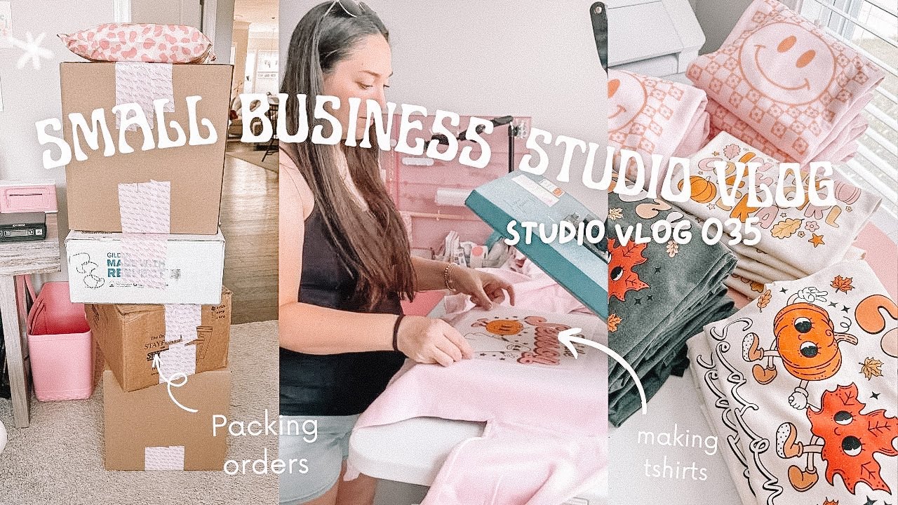 Day in the Life of a Small Business Owner, ASMR Packing Orders, Studio ...
