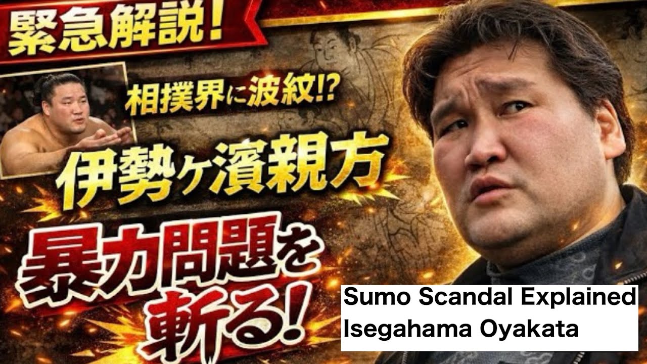 相撲界に波紋⁉️伊勢ヶ濱親方の暴力問題を斬る‼️