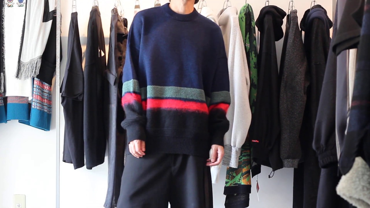 Licht Bestreben / パネルカラーニット[PANEL COLOR KNIT / LB19AW