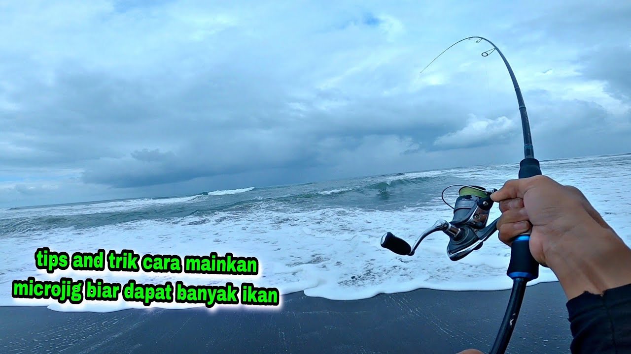 Cara casting di pantai pakai umpan microjig biar dapat banyak ikan