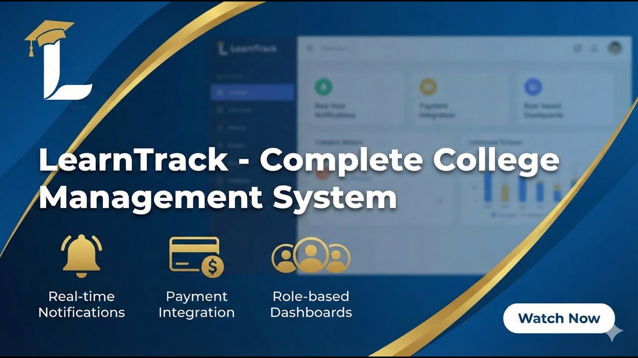 LearnTrack: College Management System - CodeSpring Hackathon 2026