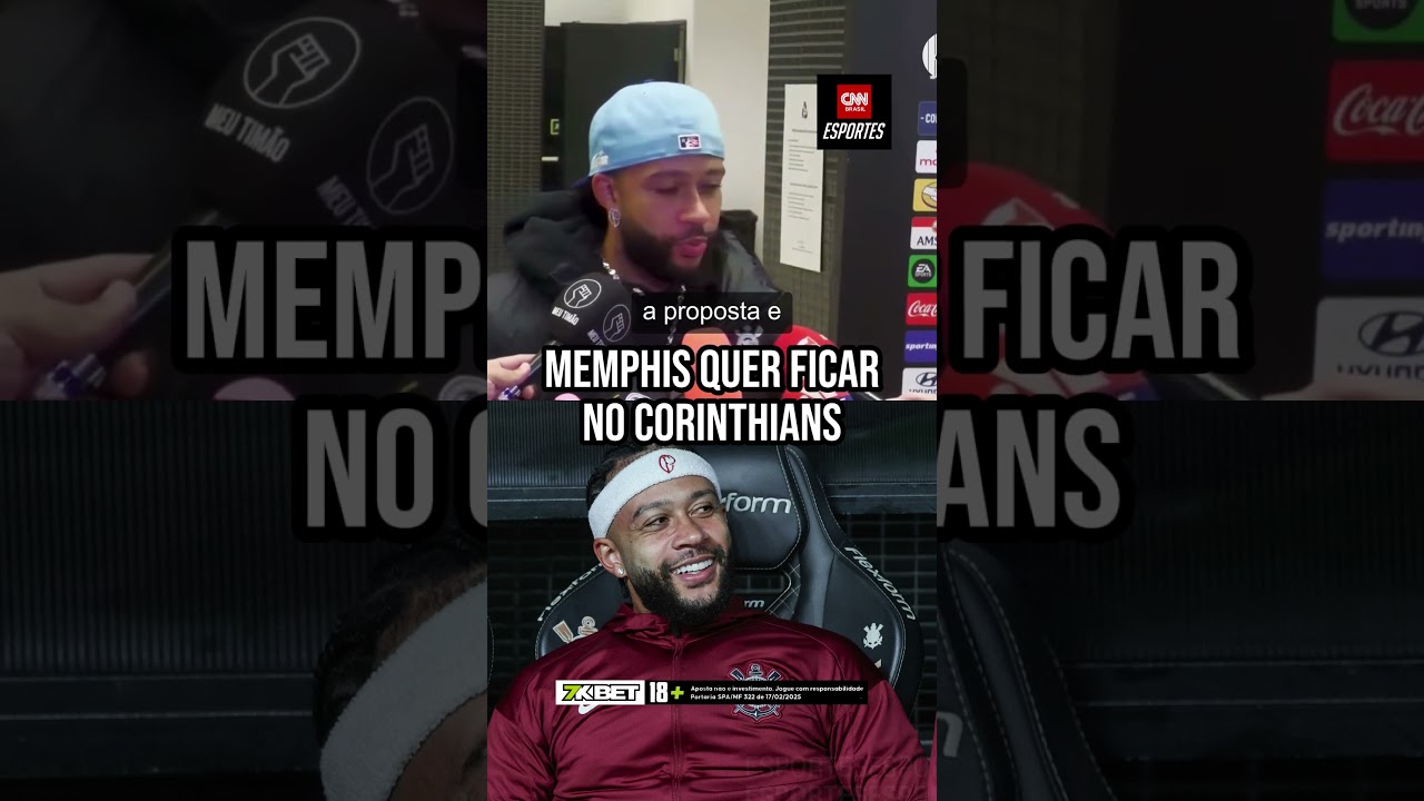 Memphis quebra silêncio e revela desejo de ficar no Corinthians | CNN ESPORTES