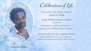 Funeral Service for Leighton Walker: April 25, 2026