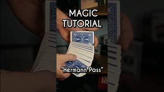 Control ANY Playing Card To The Top of The Deck! Hermann Pass Magic Tutorial #magic #playingcards