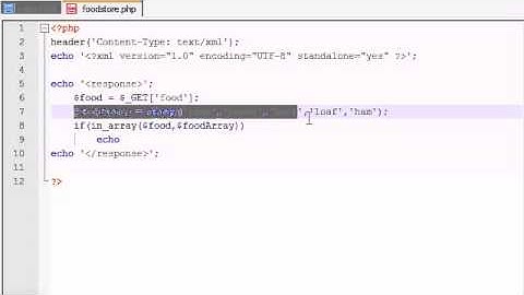 FREE AJAX Tutorial   5   Creating the Content for the XML File