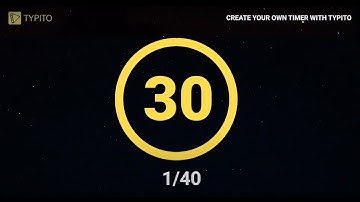 30 Seconds Timer : Total 20 Minute Duration