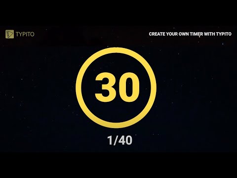 30 Seconds Timer : Total 20 Minute Duration