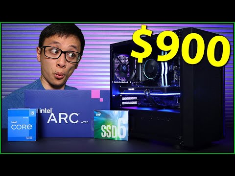I built a $900 Gaming PC with Intel's Arc A770
