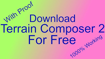 Download Terrain Composer 2 pro for free 1000% working with proof