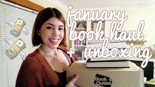 JANUARY BOOK HAUL + BOOKOUTLET UNBOXING