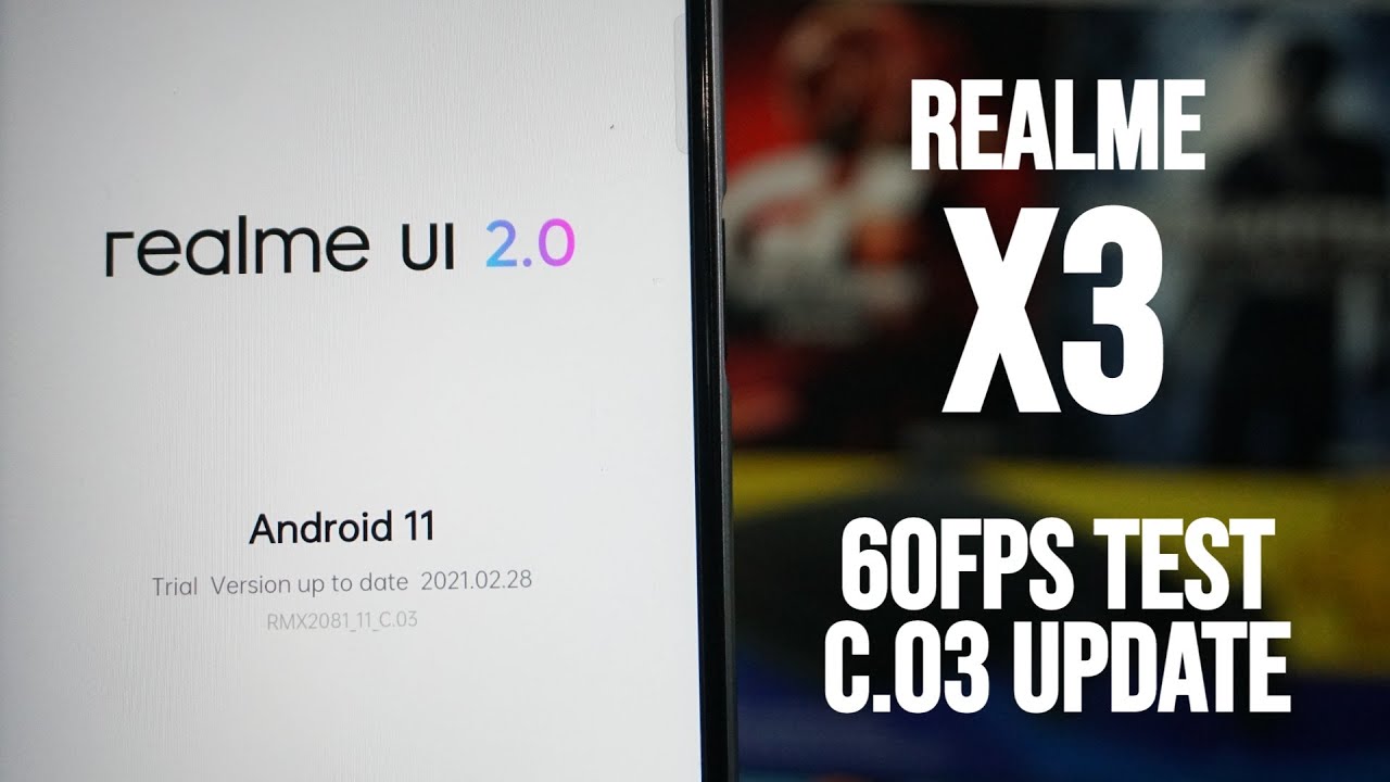Realme X3 PUBG FPS Test after Update | Realme UI 2.0 C.03 Update | Gaming Josh