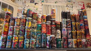 Wanna look at my cans? 👀 DINOSAUR CAN ART COLLECTION - sodas, beers, energy drinks. 🦖 