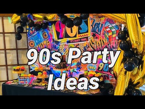 90S Party Ideas/ Diy Decor, Treats, And Much More!! - Youtube