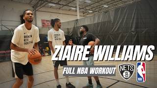 Brooklyn Nets’ Ziaire Williams Puts in Work | Full Training Breakdown