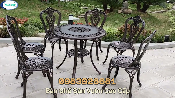 Các mẫu bàn ghế sân vườn đẹp