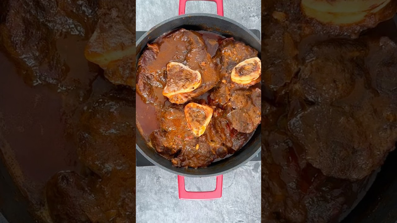 Ossobuco olasz módra – Omlós borjúlábszár recept 