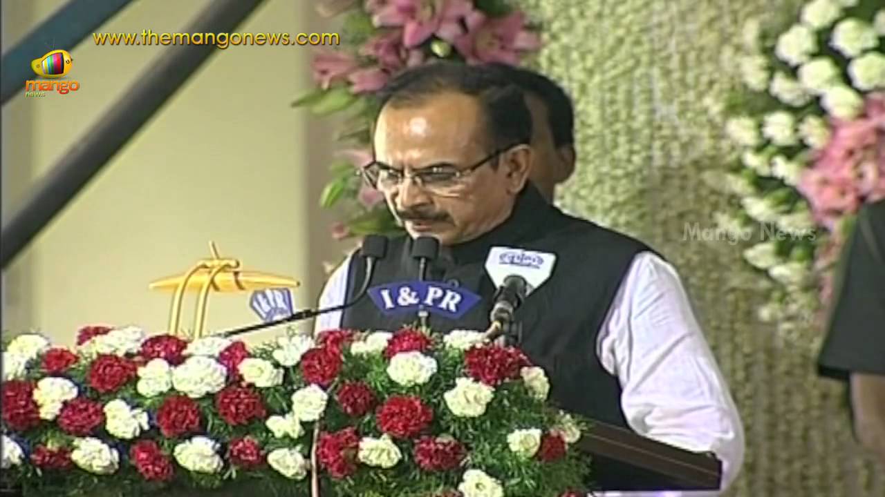 Telangana Ministers - MD. Mahamood Ali swearing-in as Revenue Minister of Telangana