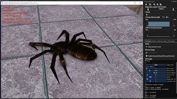Multiple skeletal animations of a creepy spider model using Assimp + OpenGL 4.5.0 Core C++