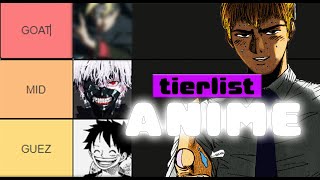 meilleure TIER LIST anime ( folie comment elle pue )