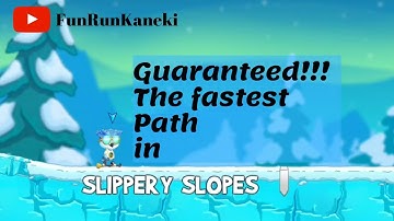 SHORTCUT for Ice maps || Slippery slopes || Fun Run 3