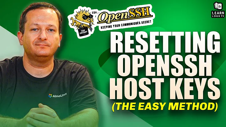 Resetting OpenSSH Host Keys (the easy method)