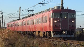 【4K】JR七尾線　普通列車413系電車　ｻﾜB04編成