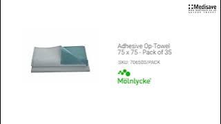Adhesive Op Towel 75 x 75 Pack of 35 706500 PACK