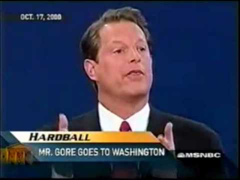 Al Gore tries to Intimidate Fight George Bush at Debates Nod