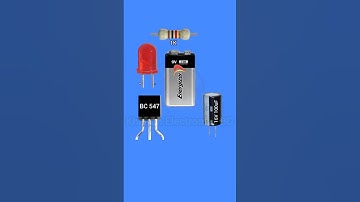 led flasher circuit using BC547 transistor #khairunelectronicsbd #shortsfeed #trendingshorts