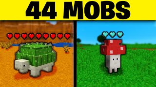 44 MOBS in MINECRAFT die NICHT VERÖFFENTLICHT wurden!