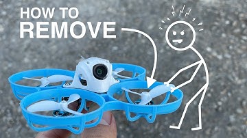 3 METHODS to REMOVE a PROPELLER on a Meteor 75 Pro or any other Tinywhoop | How to remove a prop