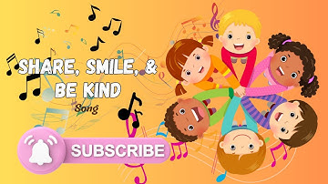 “Share, Smile & Be Kind 😊 | Fun Toddler Song for Kids | Learning Manners & Kindness Music”
