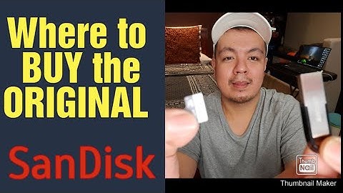 SanDisk Memory cards and Flash drives - where to buy the original SanDisk in the Philippines?