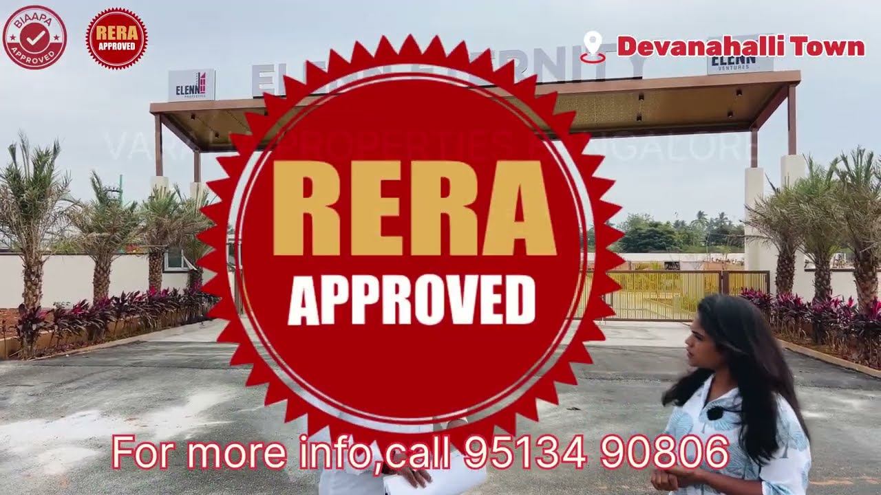 #ELENNETERNITYPLOTS Sites for sale in Devanahalli town | plots for sale in Devanahalli city | Gokare