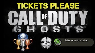 CoD Ghosts "Tickets Please" Achievement / Trophy Guide | Shoot the grapple guys off the train.