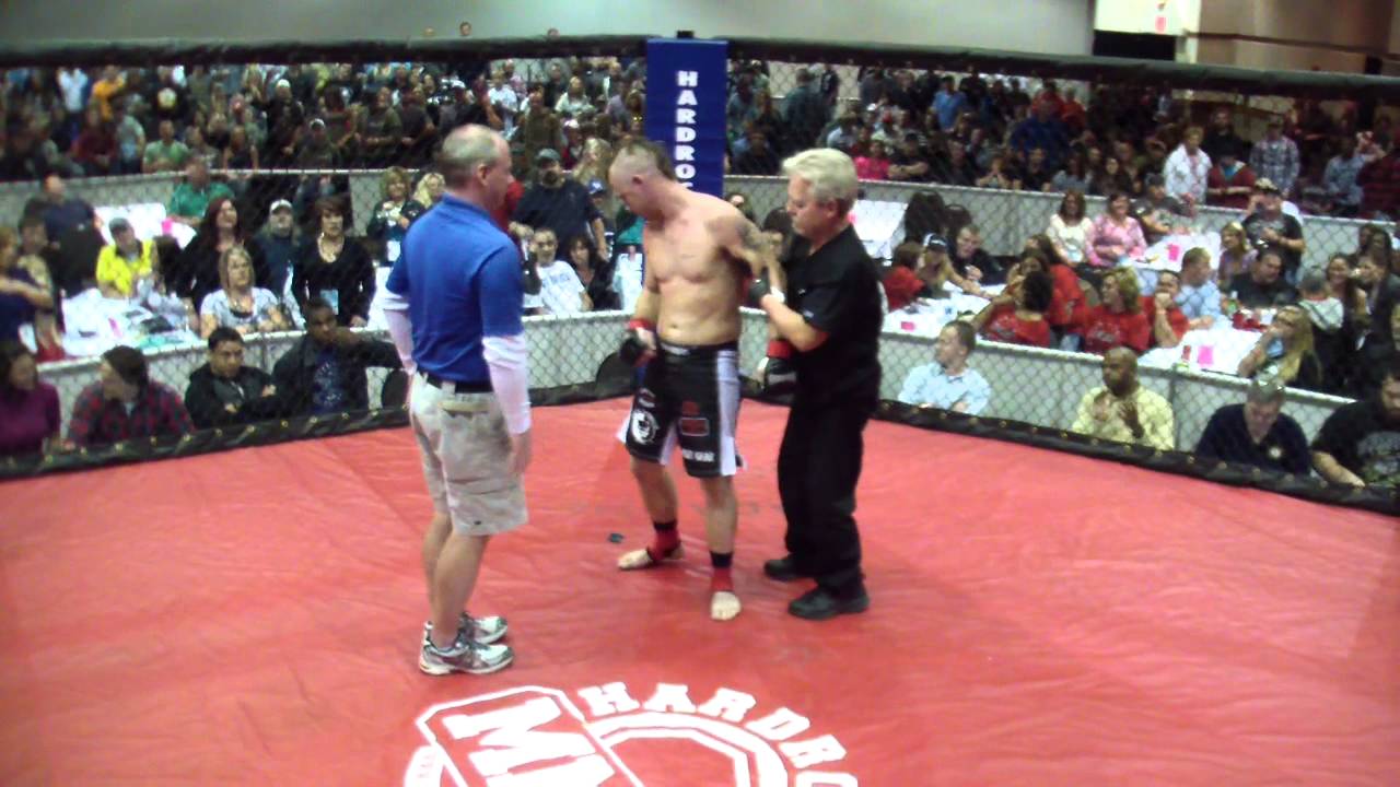 Hardrock MMA 58 Fight 7 Brian Kerr vs Chad Sermon Brutal Knee KO
