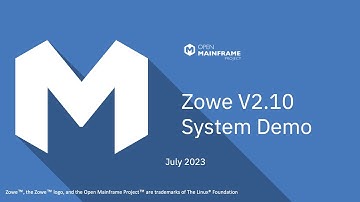 Zowe 2.10 System Demo