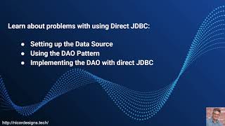 SPRING JDBC - DAO DIRECT JDBC INSERT & FIND