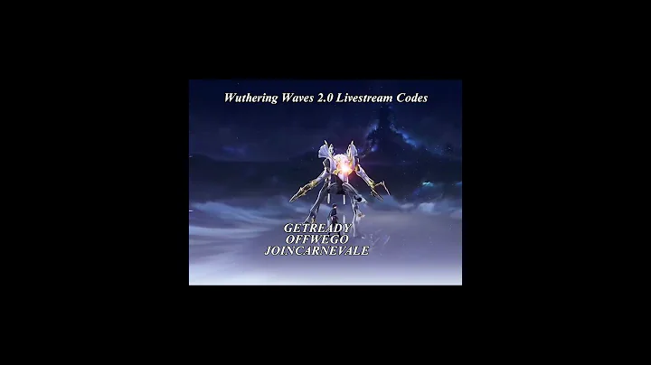 wuwa 2.0 Livestream Codes #rinascita #wutheringwaves #wuwa #wuwaedit  #fyp #foryou #foryoupagе