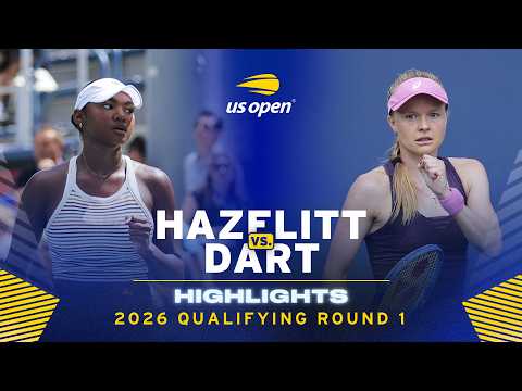 Jordyn Hazelitt vs. Harriet Dart Highlights | 2026 US Open Qualifying Round 1